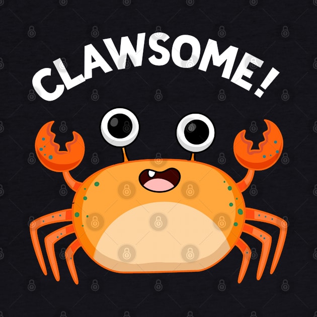 Clawsome Cute Crab Pun by punnybone